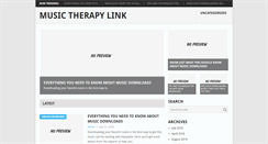 Desktop Screenshot of musictherapylink.net